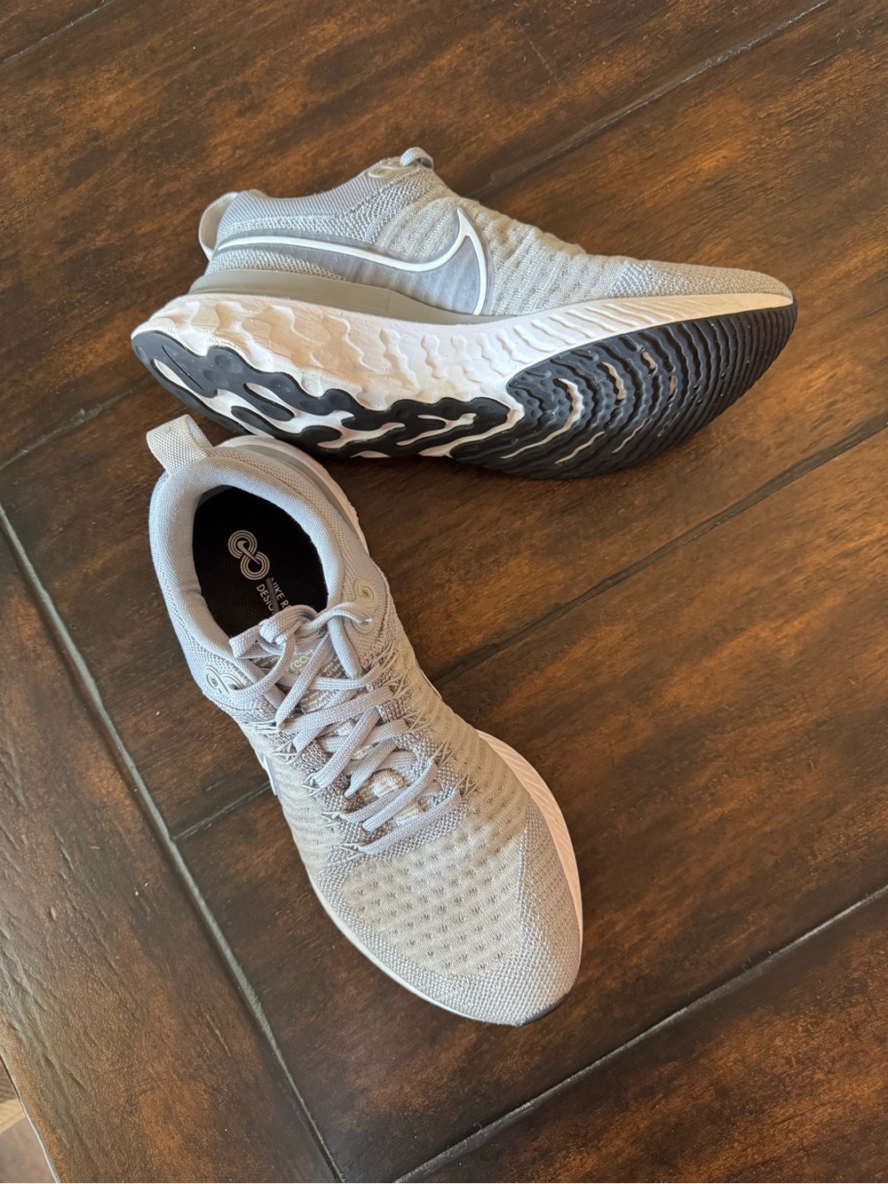 Nike React Infinity Run Fly Knit 2 Athletic Shoes - Picture 3 of 7